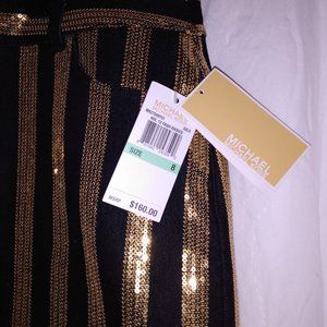 Michael Kors Super Cute Sequin striped skirt Great